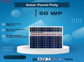 Solar Panel - 50 WP (12 V) / (6 V)