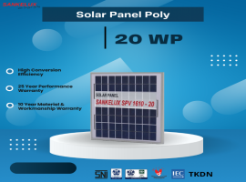 Solar Panel - 20 WP (12V)
